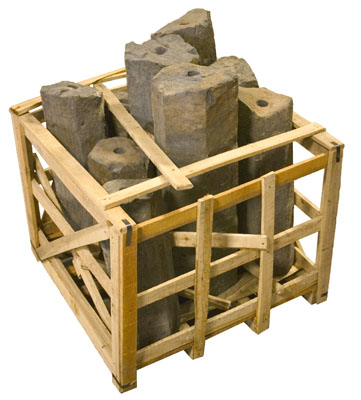 BASALT COLUMNS:  Natural Mongolian Basalt Column (9-Pack)